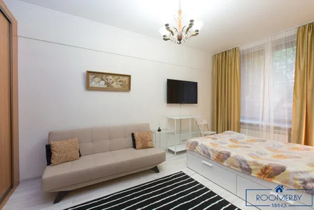 Квартира на сутки в Минске на проспекте Победителей, 57 гостиная