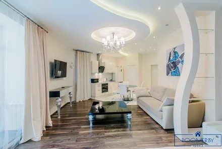 Квартира на сутки в Минске на улица Кальварийская, 16 гостиная