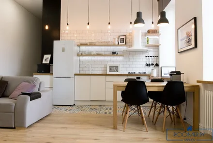 Квартира на сутки в Минске возле метро Немига кухня