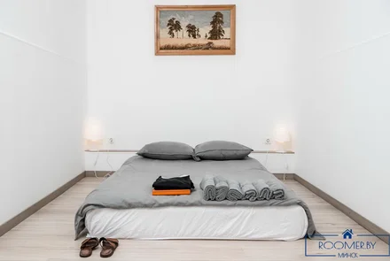 Квартира на сутки в Минске возле метро Немига спальня