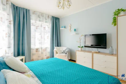 Однокомнатная квартира на сутки Минск Димитрова спальня