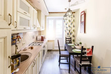 Однокомнатная квартира на сутки в Минске Киселева кухня