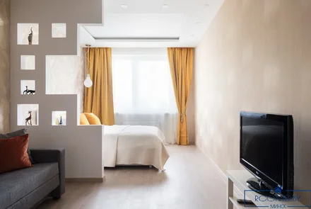 Однокомнатная квартира на сутки Ленина спальня