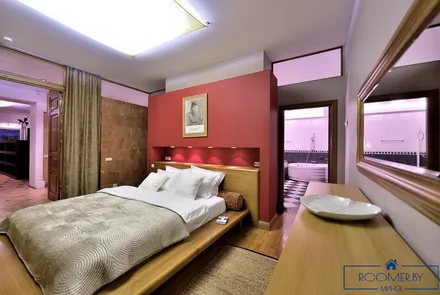 Квартира на сутки в Минске возле метро Площадь Победы спальня