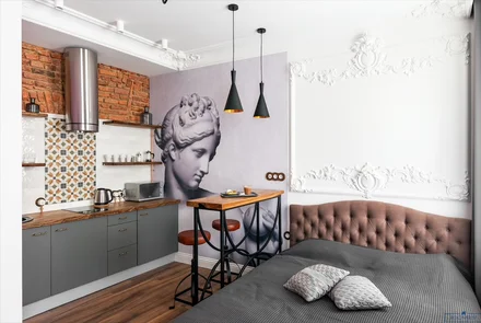 Трехкомнатная квартира на сутки Минск Сторожевская, 8 кухня