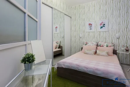 Квартира на сутки в Минске возле метро Немига спальня