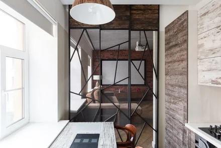 Однокомнатная квартира в Минске на Притыцкого кухня