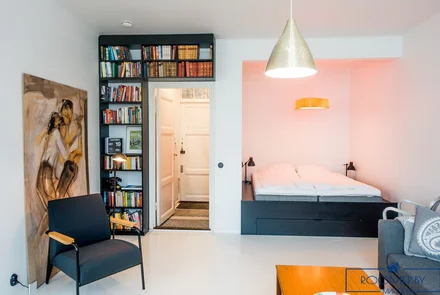 Однокомнатная квартира на сутки в Минске на Притыцкого спальня