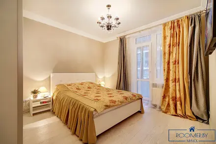 Квартира на сутки в Минске возле метро Спортивная спальня