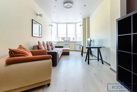 Однокомнатная квартира на сутки в Минске Володарского спальня