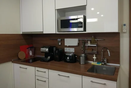 Однокомнатная квартира в Минске на проспекте Дзержинского кухня