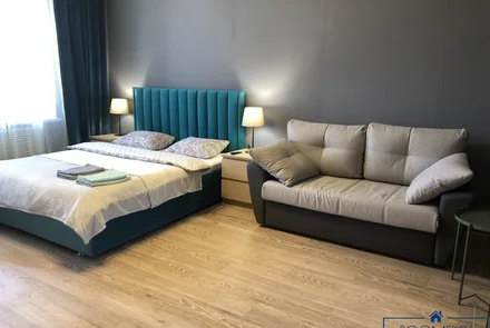 Однокомнатная квартира на сутки в Минске Дзержинского спальня