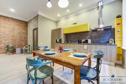 Квартира на сутки в Минске возле метро Площадь Ленина гостиная