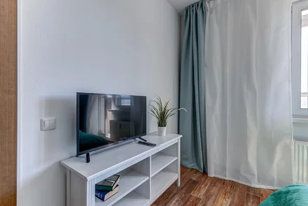 Однокомнатная квартира на сутки в Минске Воронянского, 7 спальня