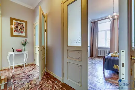 Квартира на сутки в Минске возле метро Институт Культуры спальня