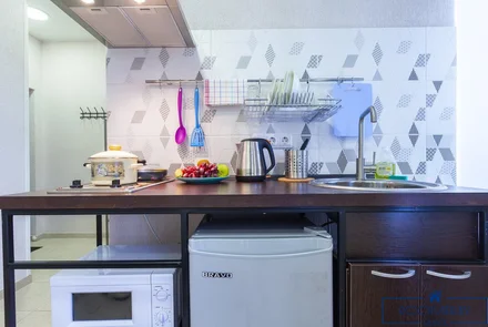 Квартира на сутки в Минске возле метро Институт Культуры кухня