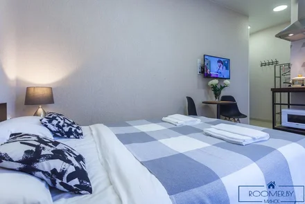 Квартира на сутки в Минске возле метро Институт Культуры спальня