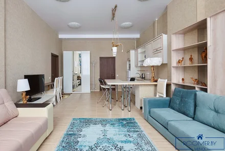 Двухкомнатная квартира на сутки в Минске Грибоедова гостиная