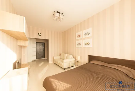 Однокомнатная квартира в Минске на сутки Захарова спальня