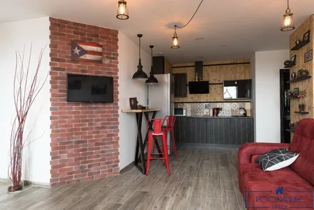 Однокомнатная квартира на сутки в Минске Захарова гостиная