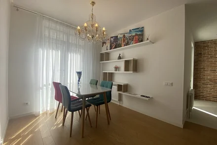 Трехкомнатная квартира на сутки Мстиславца спальня