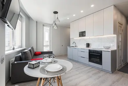 Interior of apartment for daily rent, Minsk, Independence Avenue 88