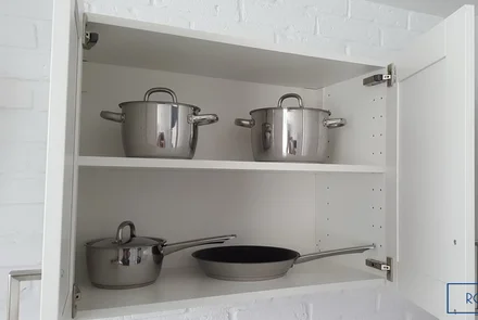 Квартира на сутки в Минске на проспекте Независимости, 75 кухня