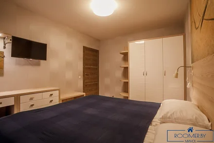 Квартира на сутки в Минске возле метро Академия Наук спальня