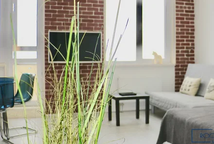 Однокомнатная квартира в Минске на проспекте Независимости спальня