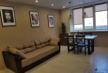 Трехкомнатная квартира на сутки Мстиславца гостиная