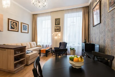 Двухкомнатная квартира на сутки в Минске Мулявина, 3 гостиная