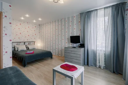 Квартира на сутки в Минске Куйбышева спальня