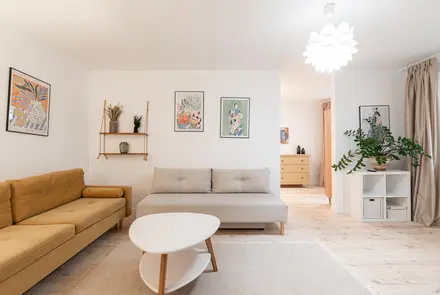 Interior of apartment for daily rent, Minsk, Zolotaya Gorka St. 14